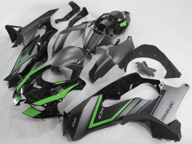 Shop 2021-2025 Kawasaki ZX10R Motorcycle Fairings - Grey Green Black