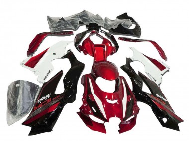 Shop 2021-2025 Kawasaki ZX10R Motorcycle Fairings - Red White Glossy Black