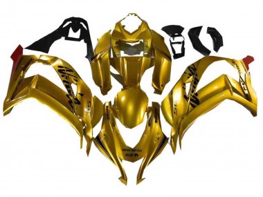 Shop 2021-2025 Kawasaki ZX10R Motorcycle Fairings - Gold Black