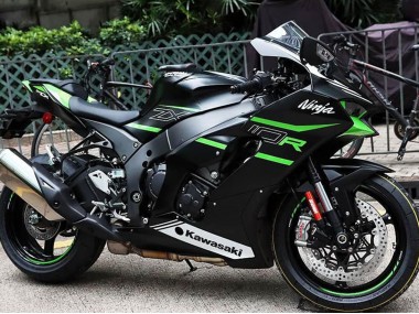 Shop 2021-2025 Kawasaki ZX10R Motorcycle Fairings - Black Green White