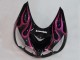 2006-2011 Kawasaki ZX14R ZZR1400 Motorcycle Fairings - Glossy Black Red Pink Flame