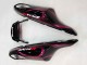 2006-2011 Kawasaki ZX14R ZZR1400 Motorcycle Fairings - Glossy Black Red Pink Flame