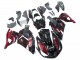 2006-2011 Kawasaki ZX14R ZZR1400 Motorcycle Fairing Kits - Glossy Black Red Flame