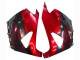 2006-2011 Kawasaki ZX14R ZZR1400 Motorcycle Fairing Kits - Glossy Black Red Flame
