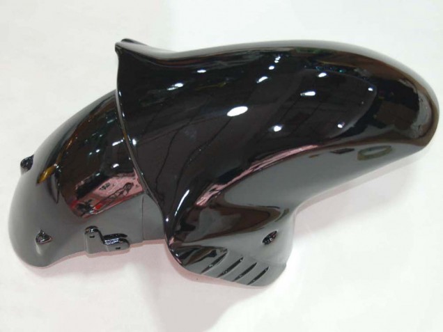 2006-2011 Kawasaki ZX14R ZZR1400 Motorcycle Fairings - Glossy Black Gold Flame