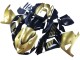 2006-2011 Kawasaki ZX14R ZZR1400 Motorcycle Fairings - Gold Black