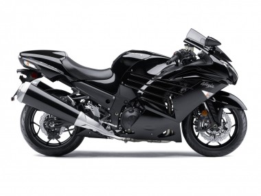 Shop 2012-2024 Kawasaki ZX14R ZZR1400 Motorcycle Fairings - Glossy Black Matte Black White Ninja