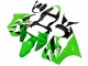 2000-2002 Kawasaki ZX6R Motorcycle Fairings - Green White Black