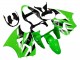 2000-2002 Kawasaki ZX6R Motorcycle Fairings - Green White Black