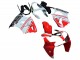 2000-2002 Kawasaki ZX6R Motorcycle Fairings - White Red Black