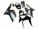 2003-2004 Kawasaki ZX6R Motorcycle Fairings - Matte Black Gold 636