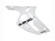 2003-2004 Kawasaki ZX6R Motorcycle Fairings - White Black Decals