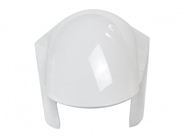 2003-2004 Kawasaki ZX6R Motorcycle Fairings - White Black Decals