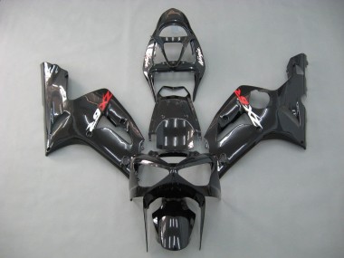 Shop 2003-2004 Kawasaki ZX6R Motorcycle Fairings - Glossy Black