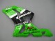 2003-2004 Kawasaki ZX6R Motorcycle Fairings - Green White Black Elf Bridgestone