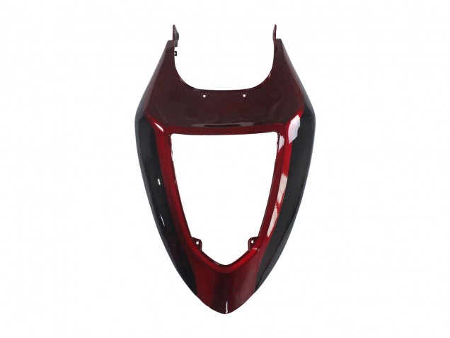 2005-2006 Kawasaki ZX6R Motorcycle Fairing - Red Glossy Black