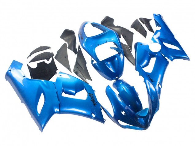 2005-2006 Kawasaki ZX6R Motorcycle Fairings - Glossy Blue