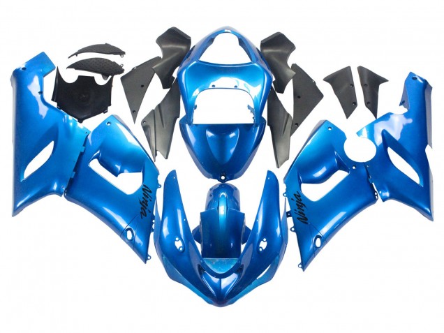 2005-2006 Kawasaki ZX6R Motorcycle Fairings - Glossy Blue