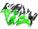 2005-2006 Kawasaki ZX6R Motorcycle Fairings - Green Black Ninja