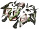 2005-2006 Kawasaki ZX6R Motorcycle Fairings - Black Silver Green Red K-26