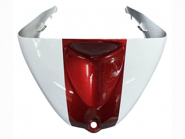 2005-2006 Kawasaki ZX6R Motorcycle Fairings - White Red