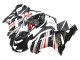2007-2008 Kawasaki ZX6R Motorcycle Fairings - Black Silver Red Ninja
