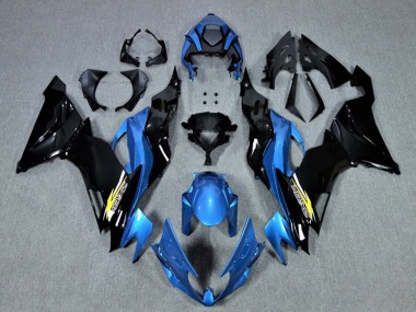 Shop 2009-2012 Kawasaki ZX6R Motorcycle Fairings - Blue Glossy Black Yellow