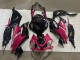 2019-2022 Kawasaki ZX6R Motorcycle Fairings - Glossy Black Pink Ninja