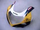 2000-2002 Suzuki GSXR1000 Motorcycle Fairings - Yellow Dark Blue White Motul Corona