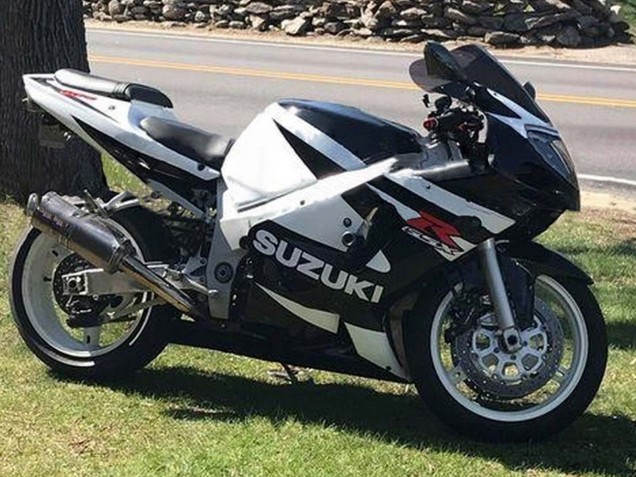 2000-2002 Suzuki GSXR1000 Motorcycle Fairings - White Glossy Black Red