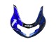 2000-2002 Suzuki GSXR1000 Motorcycle Fairings - Blue White Silver Castrol Dunlop