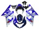 2000-2002 Suzuki GSXR1000 Motorcycle Fairings - Blue White Silver Castrol Dunlop