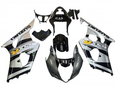 Shop 2003-2004 Suzuki GSXR 1000 Motorcycle Fairings - Glossy Black Silver Grey Yellow