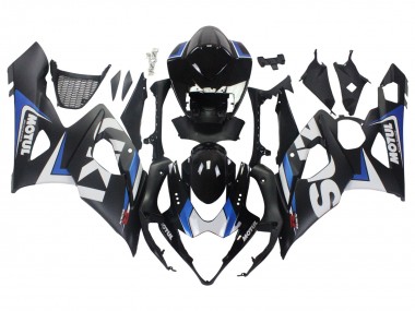 Shop 2005-2006 Suzuki GSXR 1000 Motorcycle Fairings - Black Blue White Motul