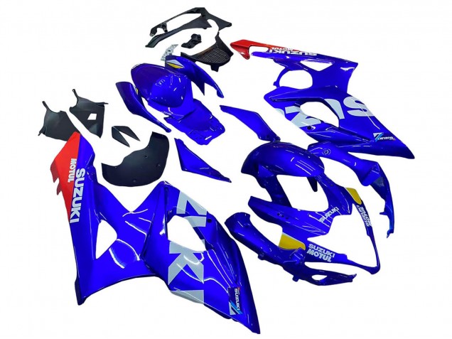 2005-2006 Suzuki GSXR 1000 Motorcycle Fairings - Blue Yellow White Red Motul
