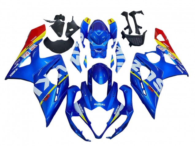2005-2006 Suzuki GSXR 1000 Motorcycle Fairings - Blue Yellow Red White