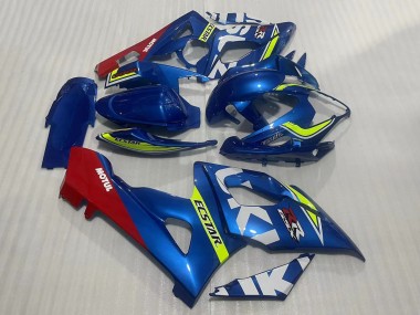 Shop 2005-2006 Suzuki GSXR 1000 Motorcycle Fairings - Blue Yellow Red Motul Ecstar