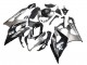 2005-2006 Suzuki GSXR 1000 Motorcycle Fairings - Glossy Black Grey