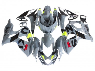 Shop 2009-2016 Suzuki GSXR 1000 Motorcycle Fairings - Grey Neon Yellow Black Motul