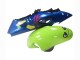 1996-2007 Suzuki GSXR 1300 Hayabusa Motorcycle Fairings - Blue Green Shark 46