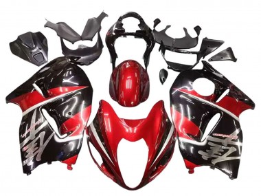 Shop 1996-2007 Suzuki GSXR 1300 Hayabusa Motorcycle Fairings - Red Glossy Black Hayabusa