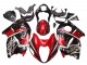 1996-2007 Suzuki GSXR 1300 Hayabusa Motorcycle Fairings - Red Glossy Black Hayabusa