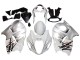 1996-2007 Suzuki GSXR 1300 Hayabusa Motorcycle Fairings - White Silver Hayabusa