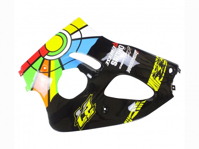 1996-2000 Suzuki GSXR 600 / GSXR 750 Motorcycle Fairings - Black Multicolor 27
