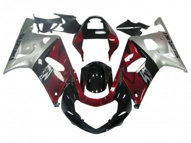 Shop 1996-2000 Suzuki GSXR 600 / GSXR 750 Motorcycle Fairings - Dark Blue White