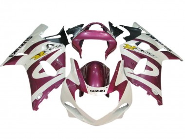 Shop 2001-2003 Suzuki GSXR 600 / GSXR 750 Motorcycle Fairings - White Pink Yellow