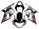 2001-2003 Suzuki GSXR 600 / GSXR 750 Motorcycle Fairing - Silver Glossy Black Red