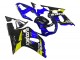 2001-2003 Suzuki GSXR 600 / GSXR 750 Motorcycle Fairings - Blue Yellow Glossy Black