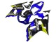 2001-2003 Suzuki GSXR 600 / GSXR 750 Motorcycle Fairings - Blue Yellow Glossy Black