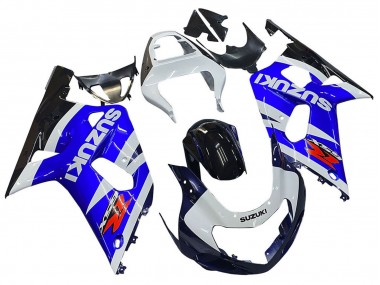 Shop 2001-2003 Suzuki GSXR 600 / GSXR 750 Motorcycle Fairings - Blue White Glossy Black Red